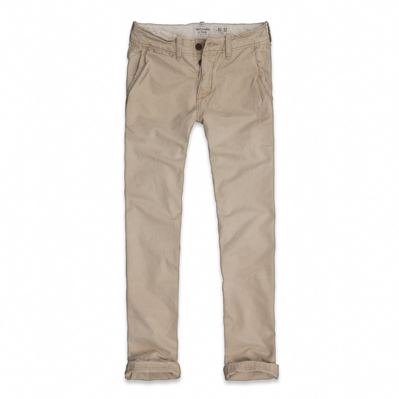 Abercrombie Fitch Hombres Chinos Pantalones AF7398
